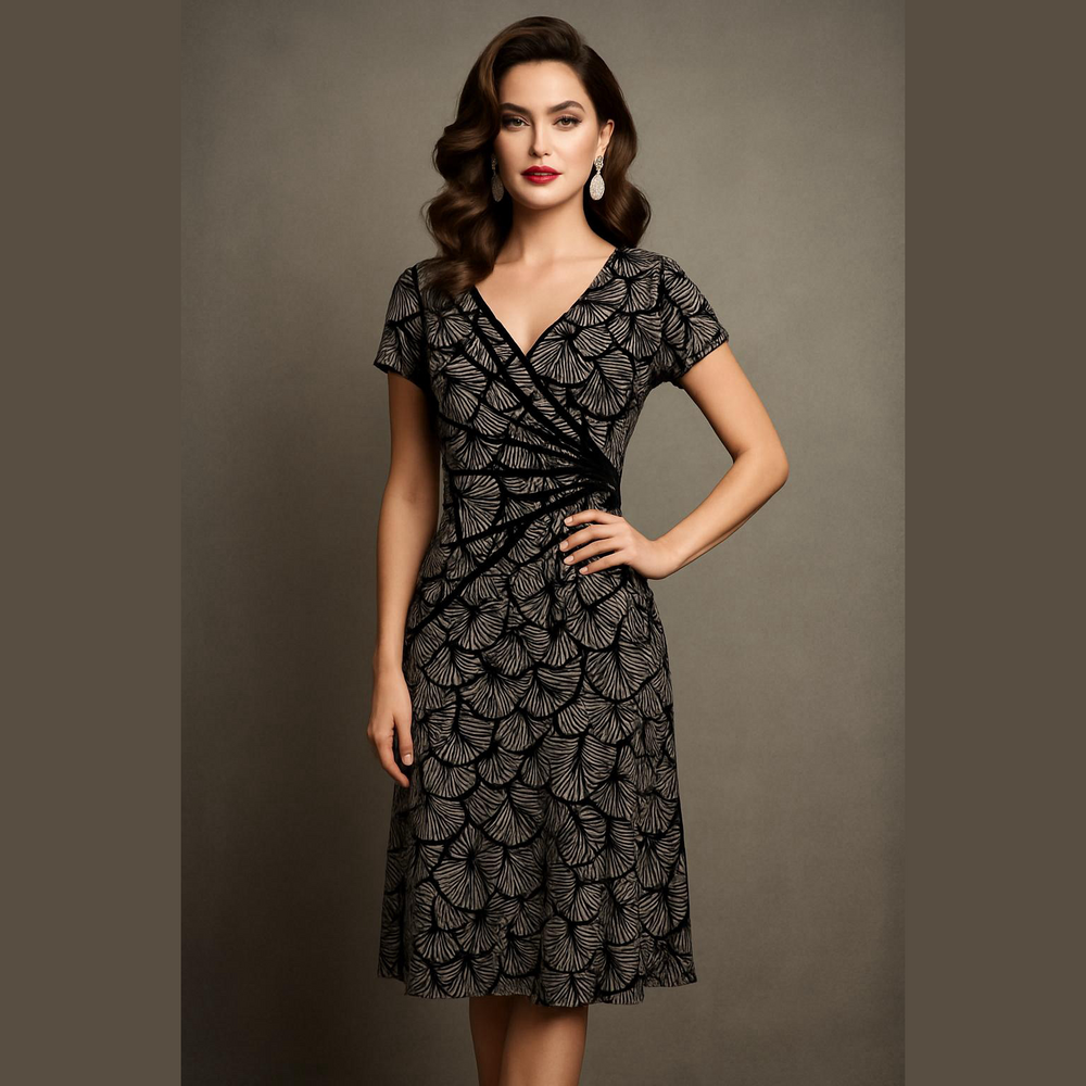 Connected apparel dress
